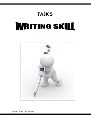 5TH
SEM E & E H M S POLYTECHNIC
TASK 5
 