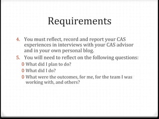 CAS presentation | PDF | Education