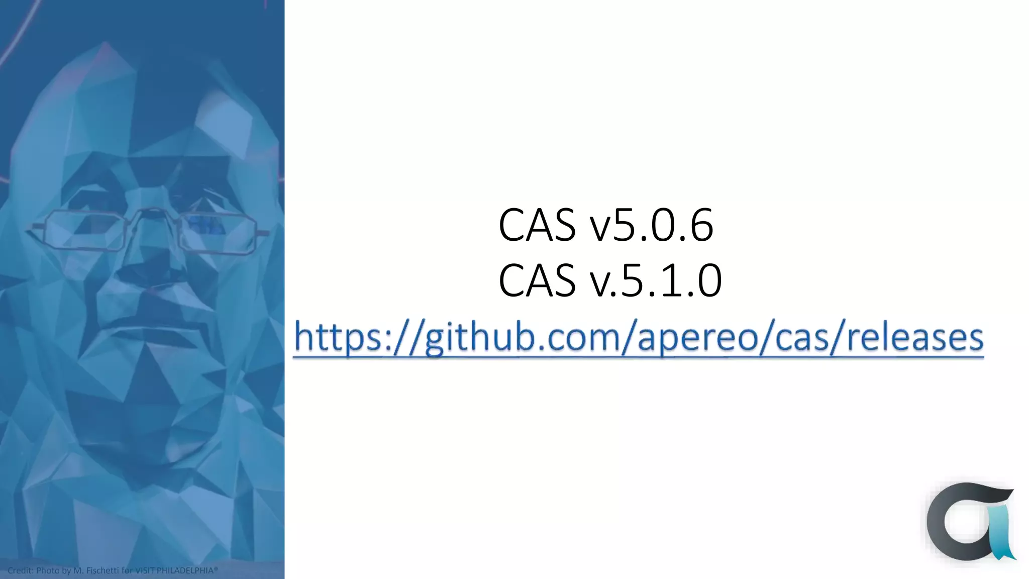 Credit: Photo by M. Fischetti for VISIT PHILADELPHIA®
CAS v5.0.6
CAS v.5.1.0
 