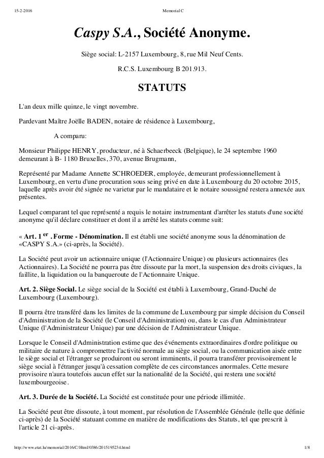 L Avocat Thierry Afschrift Dans La Societe Caspy De Philippe