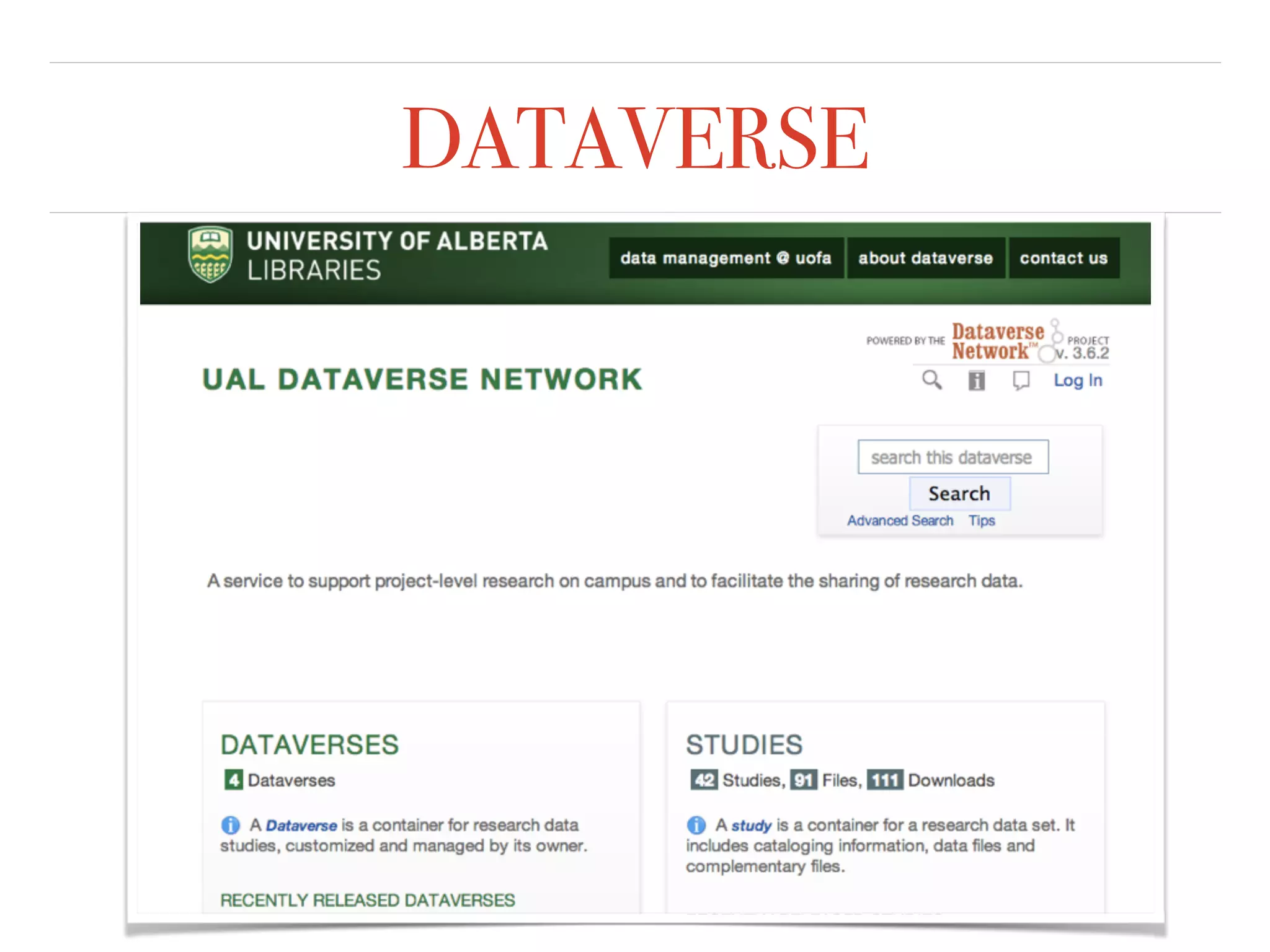 DATAVERSE
 