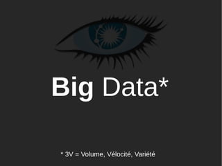 Big Data*
* 3V = Volume, Vélocité, Variété

Lyon Cassandra Users

 
