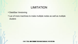 Cassandra - A Distributed Database System | PPT