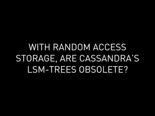 Cassandra and Solid State Drives Slide 15