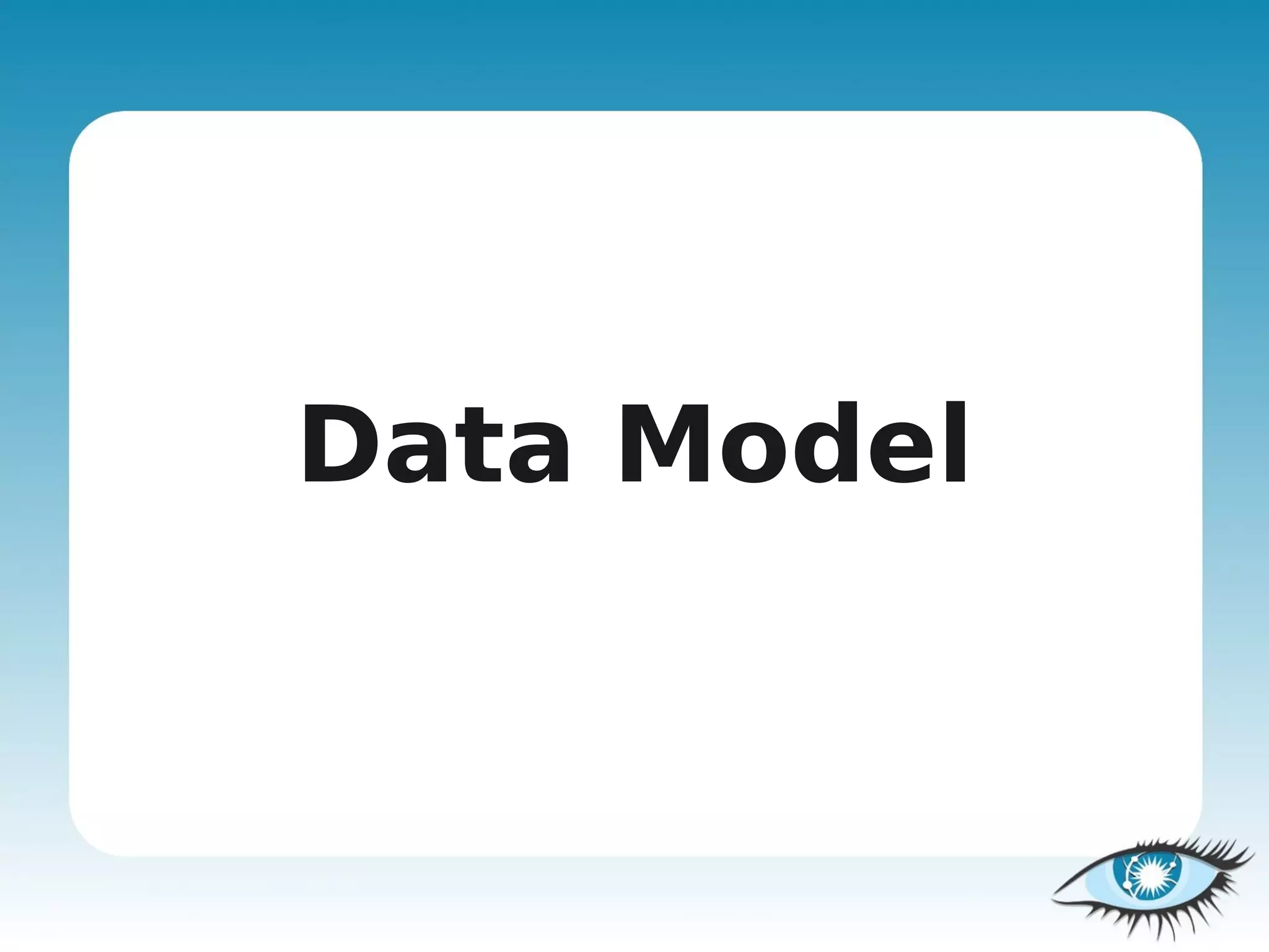 Data Model
 