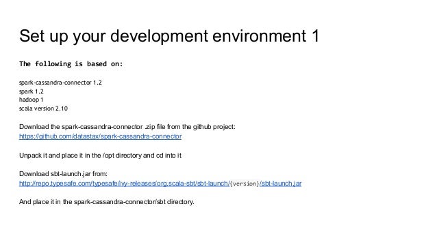sbt download spark libraries
