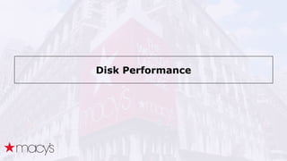 Disk Performance
 