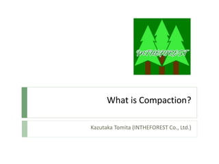 What is Compaction?
Kazutaka Tomita (INTHEFOREST Co., Ltd.)
 