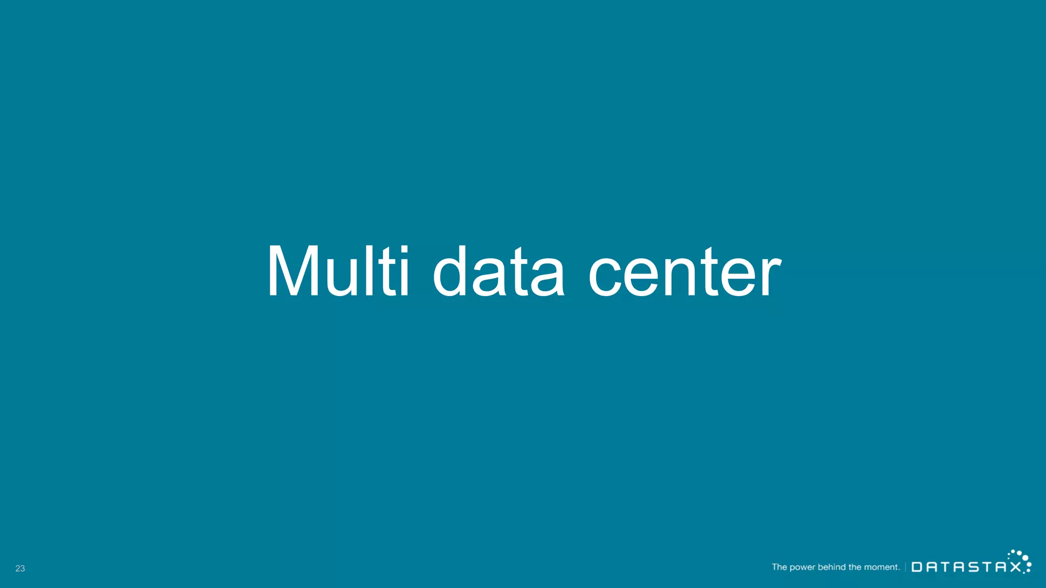 Multi  data  center
23
 