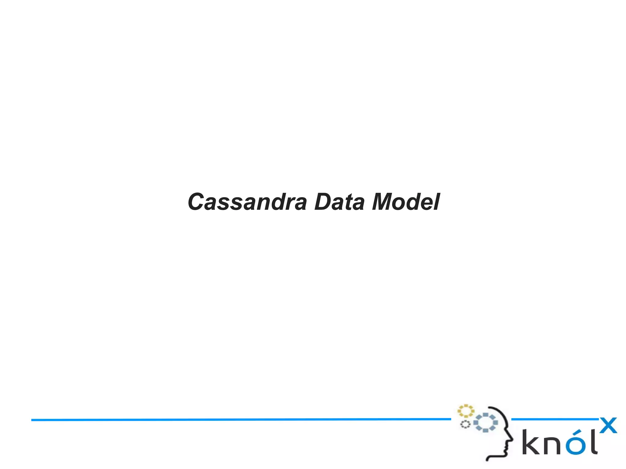 Cassandra Data Model
 