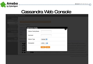 Cassandra Web Console 