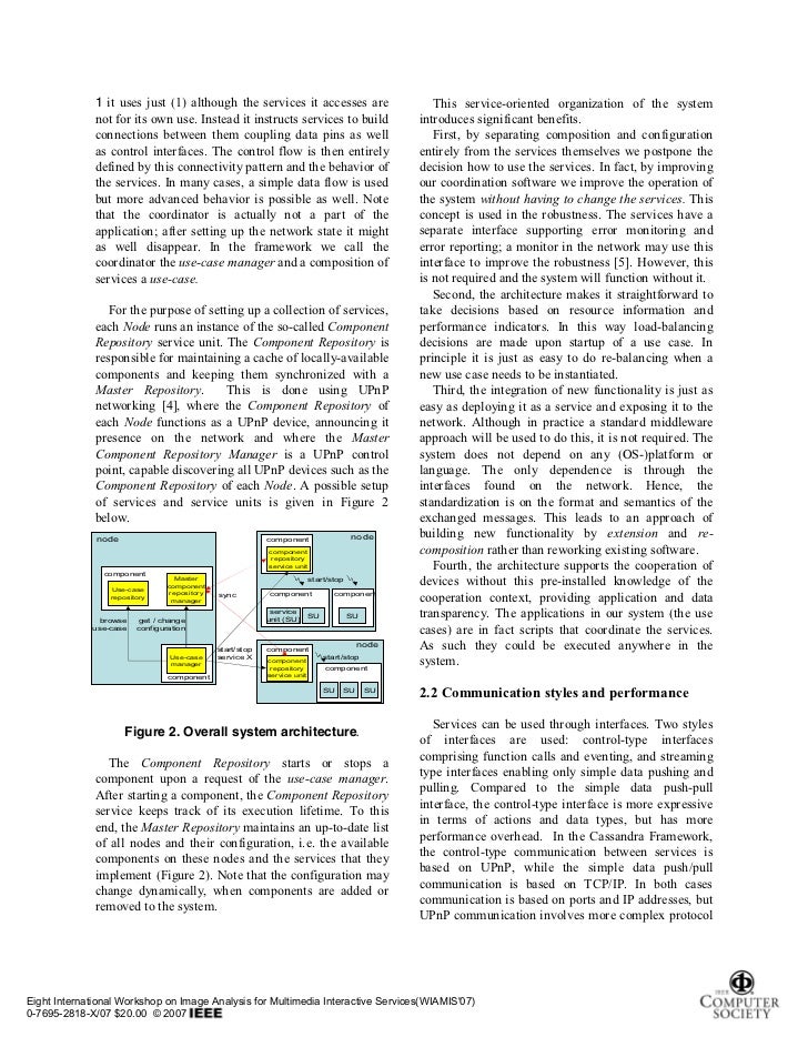 Cassandra framework a service oriented distributed multimedia