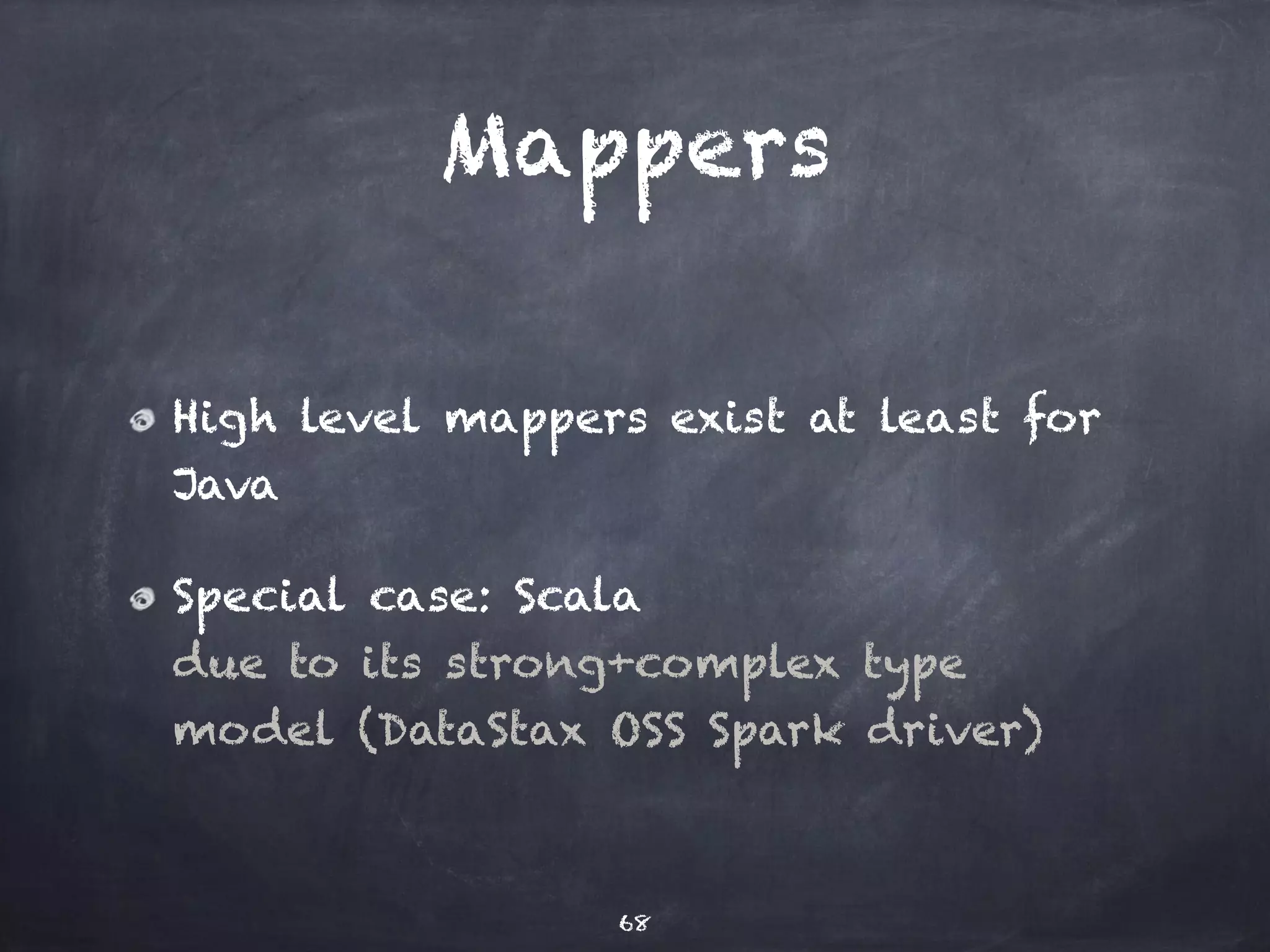 Spark + Hadoop 
Yes - works really good 
Note: Spark is about 100x faster 
68 
 