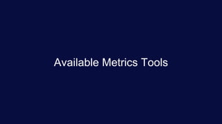MAY 21 - 23, 2019
Gaylord National Resort & Convention Center Maryland
Available Metrics Tools
 