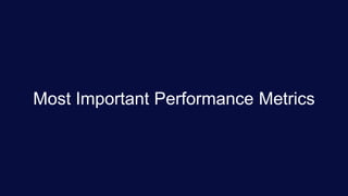 MAY 21 - 23, 2019
Gaylord National Resort & Convention Center Maryland
Most Important Performance Metrics
 