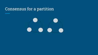 Consensus for a partition
 