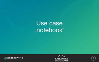 6
Use case
„notebook“
 