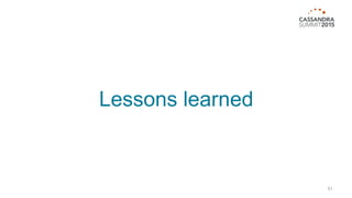 51
Lessons learned
 
