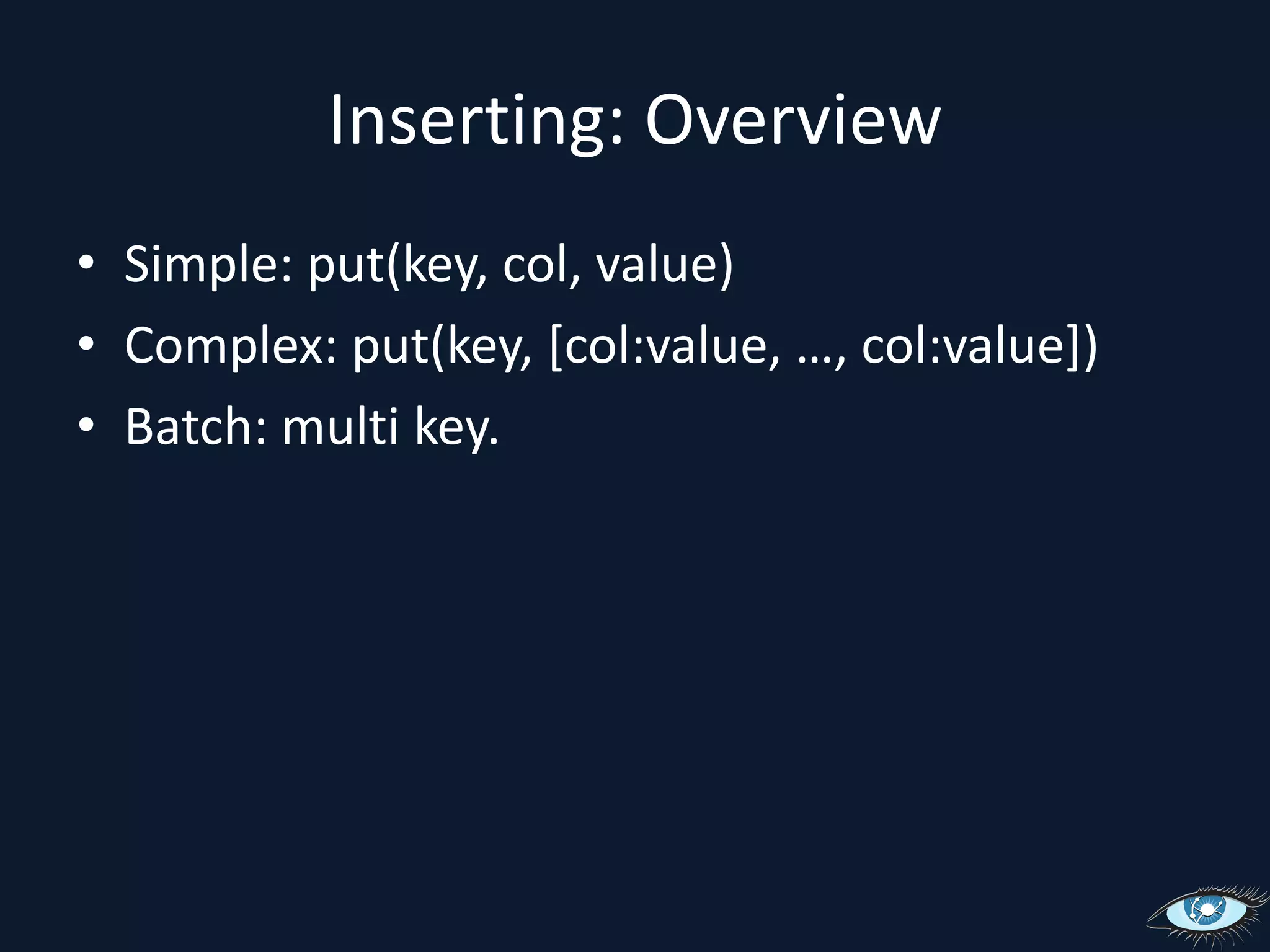 Tunable ConsistencyGive up a little A and P to get more CRatchet up the consistency levelR + W > N    Strong consistencyMore to come