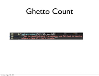 Ghetto Count




Tuesday, August 30, 2011
 