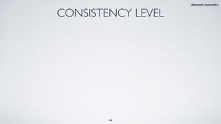 CONSISTENCY LEVEL
36
#jeeconf_cassandra
 