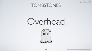 TOMBSTONES
Overhead
46
#jeeconf_cassandra
http://shipoffools.wikia.com/wiki/File:Tombstone.png
 
