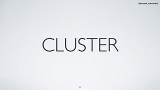 9
CLUSTER
#jeeconf_cassandra
 