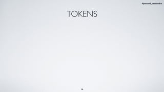 16
TOKENS
#jeeconf_cassandra
 
