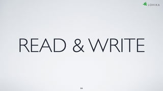 34
READ & WRITE
 