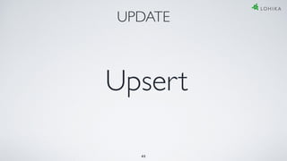 UPDATE
Upsert
43
 