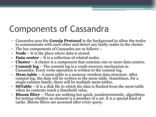 Cassandra tutorial | PPTX