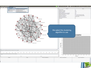 We select the clustering
algorithm to use
 