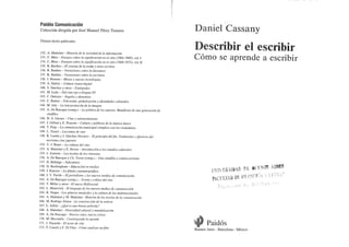 Daniel Cassany - describir el escribir entero