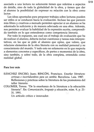 Enseñar Lengua - D. Cassany