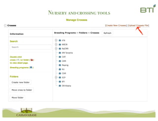 Nursery andcrossing tools
 