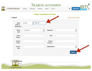 Search accession
 
