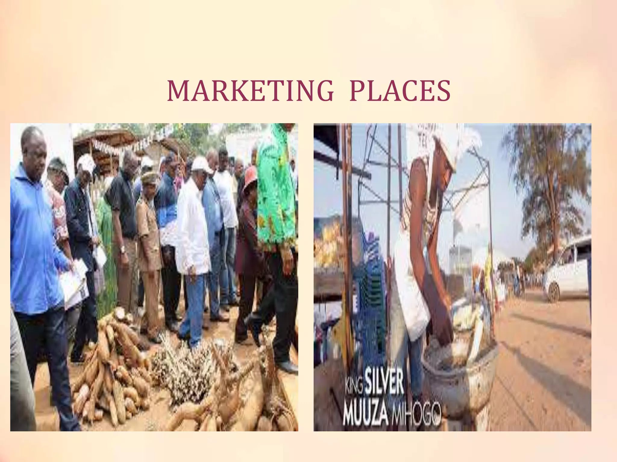MARKETING PLACES
 