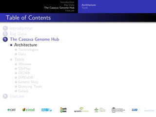 Cassava genome hub