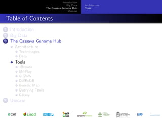 Cassava genome hub