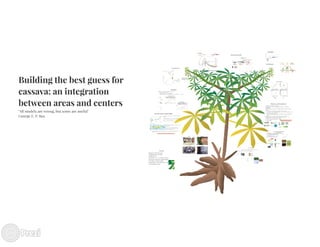 Building the best guess for cassava: an integration between areas and centers
