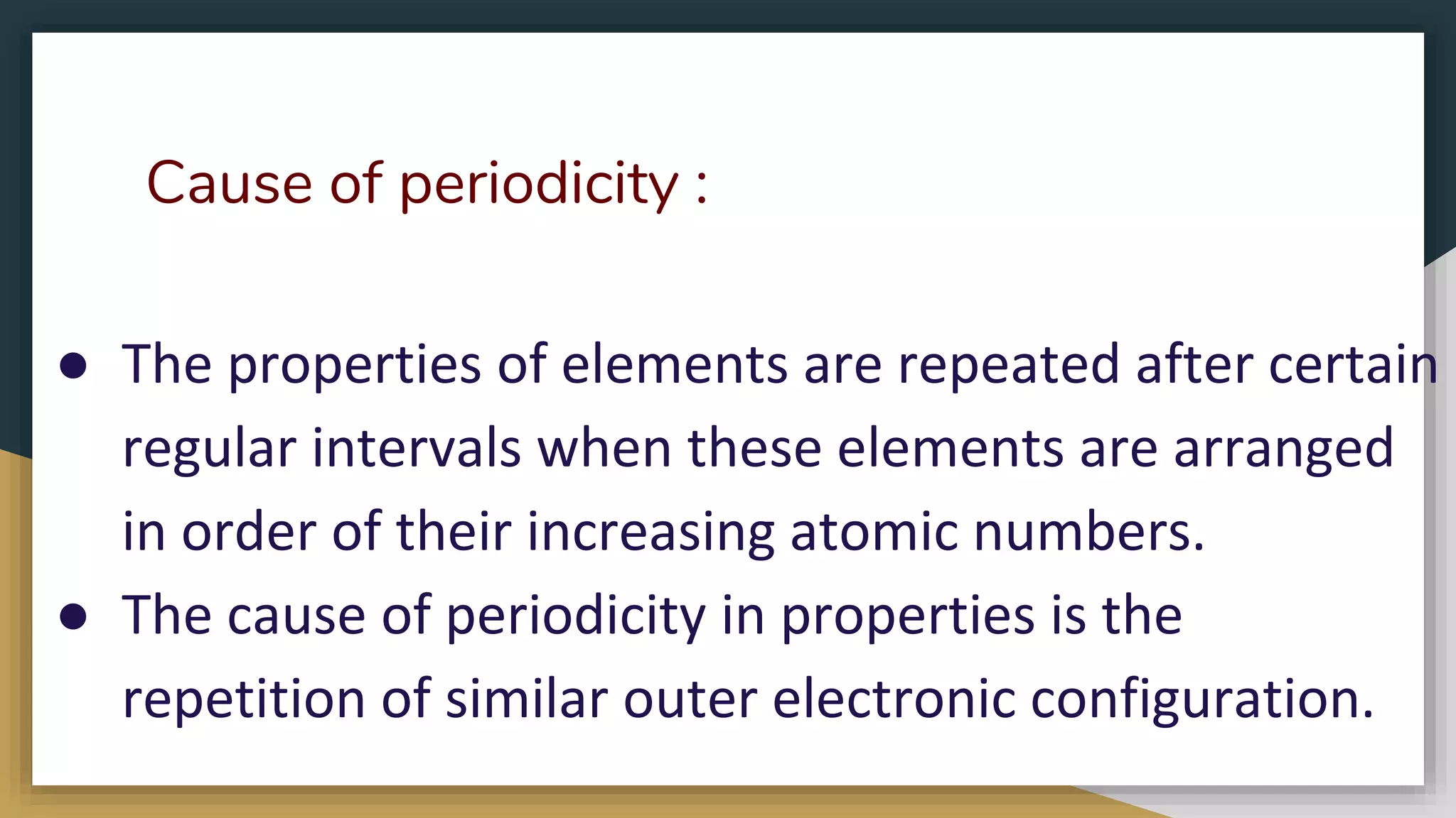 Class 11 chapter 3 Cassification of elements and periodicity in ...