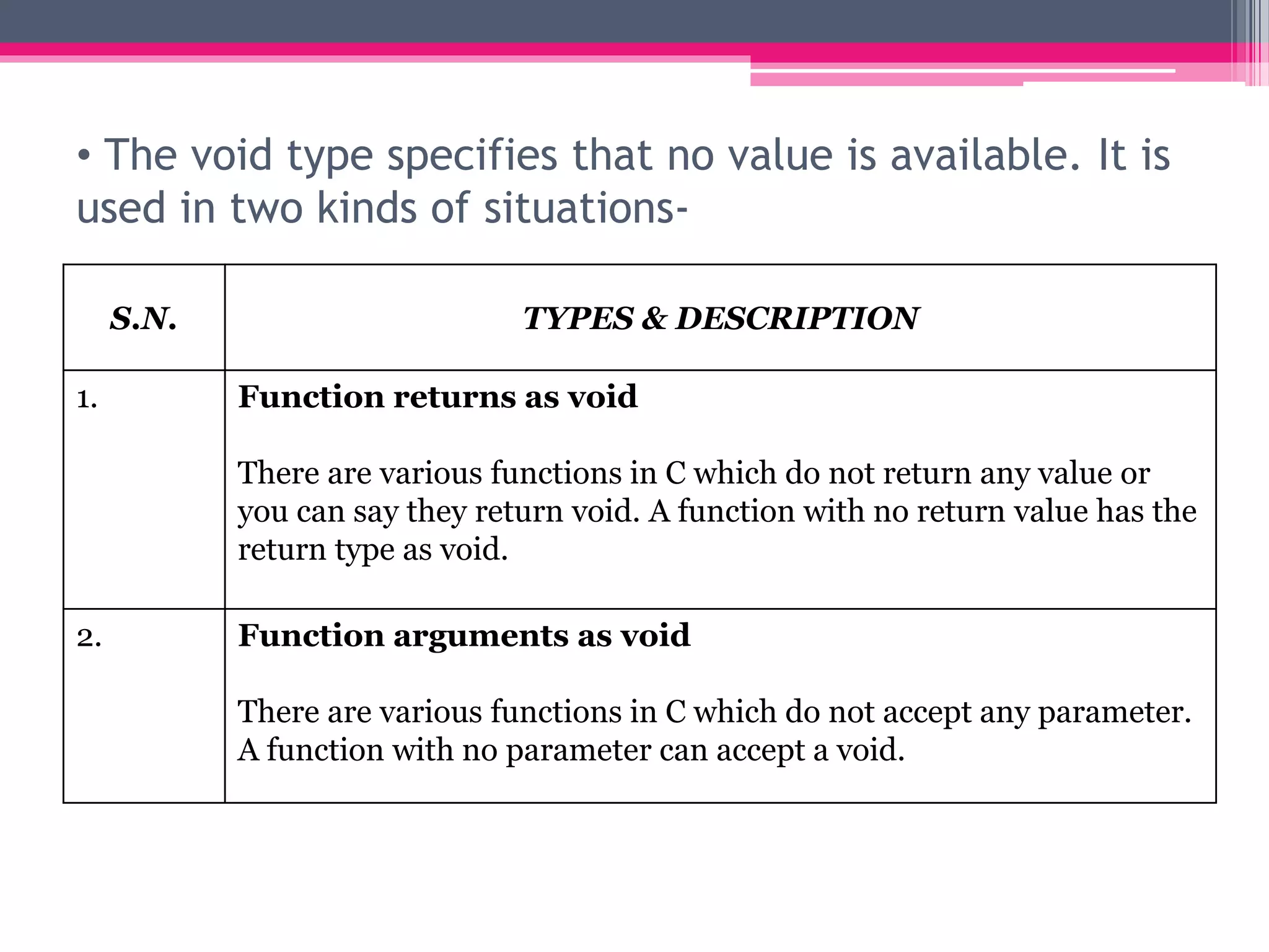 data types in C programming | PPTX