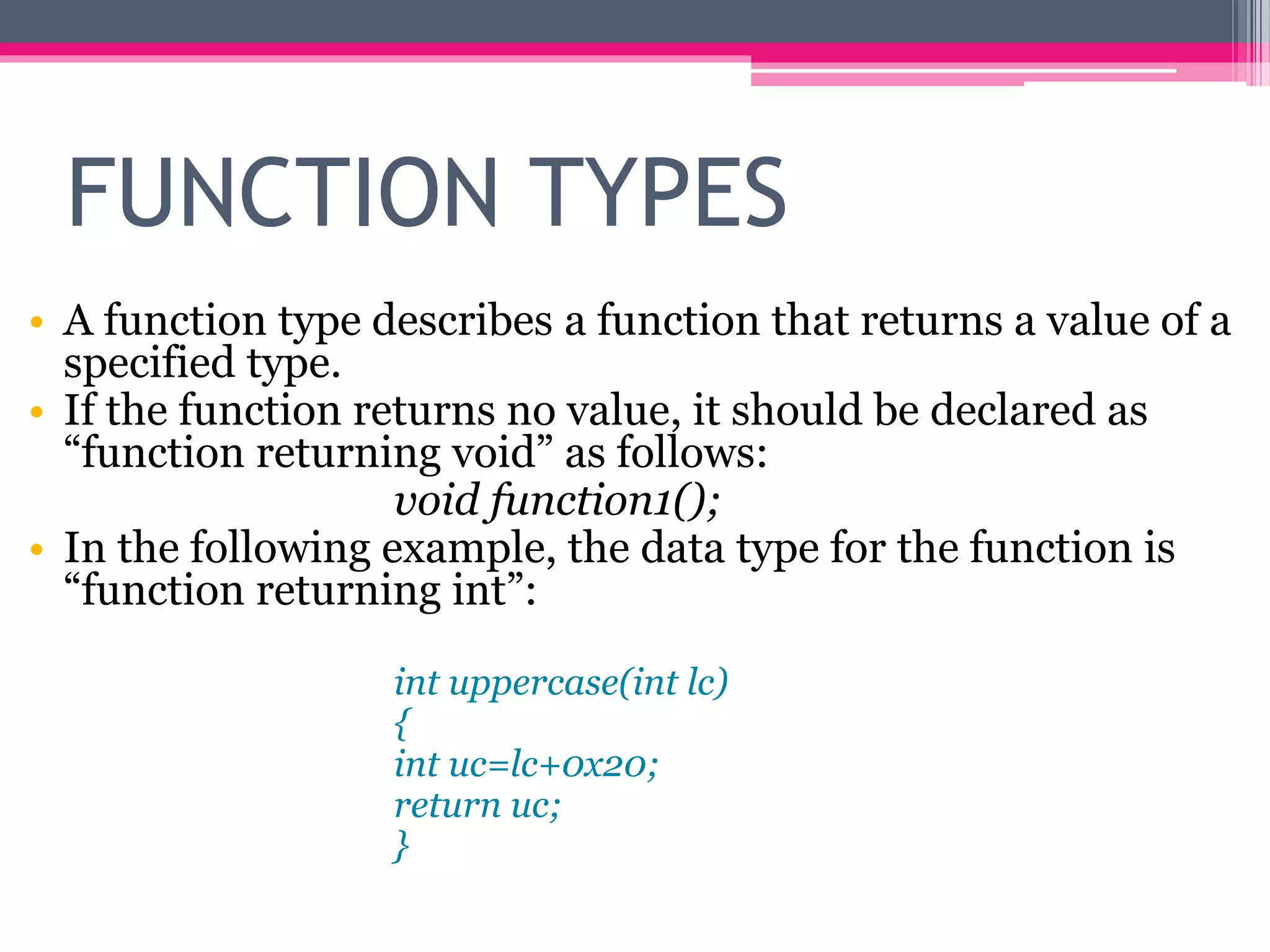 data types in C programming | PPTX