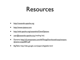 Scaling with Apache Cassandra