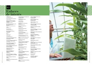 05
                                             Enlaces
                                             de interés
                                             22@Barcelona	                          Consejo Superior de Investigaciones      Instituto de Biología Molecular de
                                             www.22barcelona.com                    Científicas (CSIC)	                      Barcelona (IBMB)	
                                                                                    www.dicat.csic.es                        www.ibmb.csic.es
                                             ACC1Ó-Generalitat de Catalunya
                                             www.acc10.cat                          ESADE Business School	                   Instituto de Biotecnología y
                                                                                    www.esade.edu                            Biomedicina (IBB) 	
                                             Agencia de Gestión de Ayudas                                                    http://ibb.uab.es
                                             Universitarias y de Investigación      Genoma España	
                                             (AGAUR)	                               www.gen-es.org                           Instituto de Neurociencias 	
                                             www.gencat.cat/agaur                                                            http://inc.uab.cat
                                                                                    Hospital Clínico y Provincial de
                                             Área de Economía, Empresa y Em-        Barcelona	                               Instituto de Investigación Biomédica
                                             pleo– Ayuntamiento de                  www.hospitalclinic.org                   de Barcelona (IRB)	
                                             Barcelona 	                                                                     www.irbbarcelona.org
                                             www.bcn.cat/barcelonabusiness          Hospital de la Santa Creu i
                                                                                    Sant Pau	                                Instituto de Investigación del Sida
                                             Asebio                                 www.santpau.es                           (IrsiCaixa)
                                             www.asebio.com                                                                  www.irsicaixa.org
                                                                                    Hospital de la Vall d’Hebron	
                                             Barcelona Activa	                      www.vhebron.net                          Instituto de Investigación y Tecnología
                                             www.barcelonactiva.cat                                                          Agroalimentarias (IRTA)	
                                                                                    Hospital de Sant Joan de Déu	            www.irta.es
                                             Barcelona Supercomputing               www.hsjdbcn.org
                                             Center (BSC)	                                                                   Instituto de Salud Global de Barcelona
                                             www.bsc.es                             Hospital del Mar (IMAS)                  (ISGLOBAL)	
                                                                                    www.parcdesalutmar.cat/hospitals/        www.isglobal.es
                                             Biocat	                                hospital-del-mar
                                             www.biocat.cat                                                                  Instituto de Investigaciones
                                                                                    Hospital Universitario de Bellvitge	     Biomédicas August Pi i Sunyer
                                             Catalonia Bio	                         www.bellvitgehospital.cat                (IDIBAPS)	
                                             www.cataloniabio.org                                                            www.idibaps.org
                                                                                    Hospital Universitario GermansTrias i
                                             Centro de Investigación Biomédica      Pujol	                                   Instituto Municipal de Investigación
                                             Esther Koplowitz (CIBEK)	              www.gencat.cat/ics/germanstrias          Médica (IMIM)	
                                             www.cibek.org                                                                   www.imim.es
                                                                                    IESE Business School	
                                             Centro de Investigación en Nanocien-   www.iese.edu                             Instituto de Salud Carlos III 	
                                             cia y Nanotecnología (CINC2)	                                                   www.isciii.es
                                             www.cin2.es                            Institución Catalana de Investigación
                                                                                    y Estudios Avanzados (ICREA)	            Laboratorio de Proteómica CSIC-UAB
                                             Centro de Biotecnología Animal y       www.icrea.cat                            (LPCSIC-UAB)
                                             Terapia Génica (CBATEG)                                                         http://proteomica.uab.cat
                                             www.cbateg.net (en construcció)        Instituto Catalán de Ciencias
                                                                                    Cardiovasculares 	                       Parque Científico Barcelona (PCB)
                                             Centro de Medicina Regenerativa de     www.iccc.cat                             www.pcb.ub.edu
                                             Barcelona (CMRB)	
                                             www.cmrbarcelona.eu                    Instituto Catalán de Finanzas 	          Parque del Alba	
                                                                                    www.icfinances.com                       www.parcdelalba.com
                                             Centro de Investigación en
                                             Agrigenómica	                          Instituto de Alta Tecnología             Parque de Investigación Biomédica
                                             www.cragenomica.es                     (IAT)	                                   de Barcelona (PRBB)	
                                                                                    www.crccorp.es                           www.prbb.org
                                             Centro de Investigación en
                                             Epidemiología Ambiental                Instituto de Investigación Biomédica     Parque de Investigación de la UAB




                                                                                                                                                                       El sector de la biotecnología en Barcelona
El sector de la biotecnología en Barcelona




                                             (CREAL)	                               de Bellvitge (IDIBELL)                   (PRUAB)	
                                             www.creal.cat                          www.idibell.cat                          http://parc.uab.es

                                             Centro de Investigación en Salud       Instituto de Investigaciones             Sincrotrón Alba	
                                             Internacional de Barcelona (CRESIB)    Biomédicas del Hospital de Sant Pau      www.cells.es
                                             www.cresib.cat                         (IIB Sant Pau)	
                                                                                    www.iibsantpau.cat                       Vall d’Hebron Instituto de
                                             Centro de Regulación Genómica                                                   Investigación (VHIR)	
                                             (CRG)                                  Instituto de Oncología de la Vall        www.ir.vhebron.net
                                             www.crg.es                             d’Hebron (VHIO)	
                                                                                    www.vhio.net
                                             Centro Nacional de Análisis Genómico
                                             (CNAG)	                                Instituto de Bioingeniería de Cataluña
                                             www.cnag.cat                           (IBEC)	
                                                                                    www.ibecbarcelona.eu
26                                                                                                                                                                     27
 