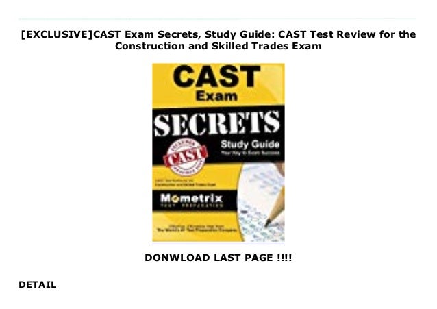 [POPULAR]CAST Exam Secrets, Study Guide CAST Test Review for the Con…