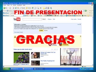 FIN DE PRESENTACION
GRACIAS
 