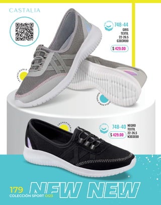 S
U
E
L
A
D
O
B
L
E
S
O
P
O
R
T
E
T
R
A
N
S
P
I
R
A B L E
T
R
A N S P I
R
A
B
L
E
GRIS
TEXTIL
22-26.5
G3D3R0O
748-44
$ 429.00
$ 429.00
COLECCIÓN SPORT OI23
179
NEGRO
TEXTIL
22-26.5
N3D3E0O
748-40
 