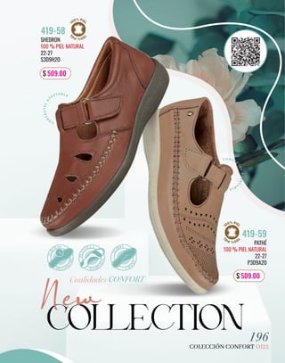 SHEDRON
100 % PIEL NATURAL
22-27
S3D9H2O
419-58
196
COLECCIÓN CONFORT OI23
$ 509.00
$ 509.00
C
O
N
T
A
C
T
E
L
A
JUSTA BLE
CO NTAC
T
E
L
A
J
U
S
T
A
B
L
E
PATHÉ
100 % PIEL NATURAL
22-27
P3D9A2O
419-59
 