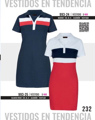 VESTIDOS EN TENDENCIA
$ 489
BLANCO/ROJO CH, M, G ALGODÓN B3V7L6O
993-25 VESTIDO
$ 489
MARINO CH, M, G ALGODÓN M3V7A6O
993-24 VESTIDO
232
 